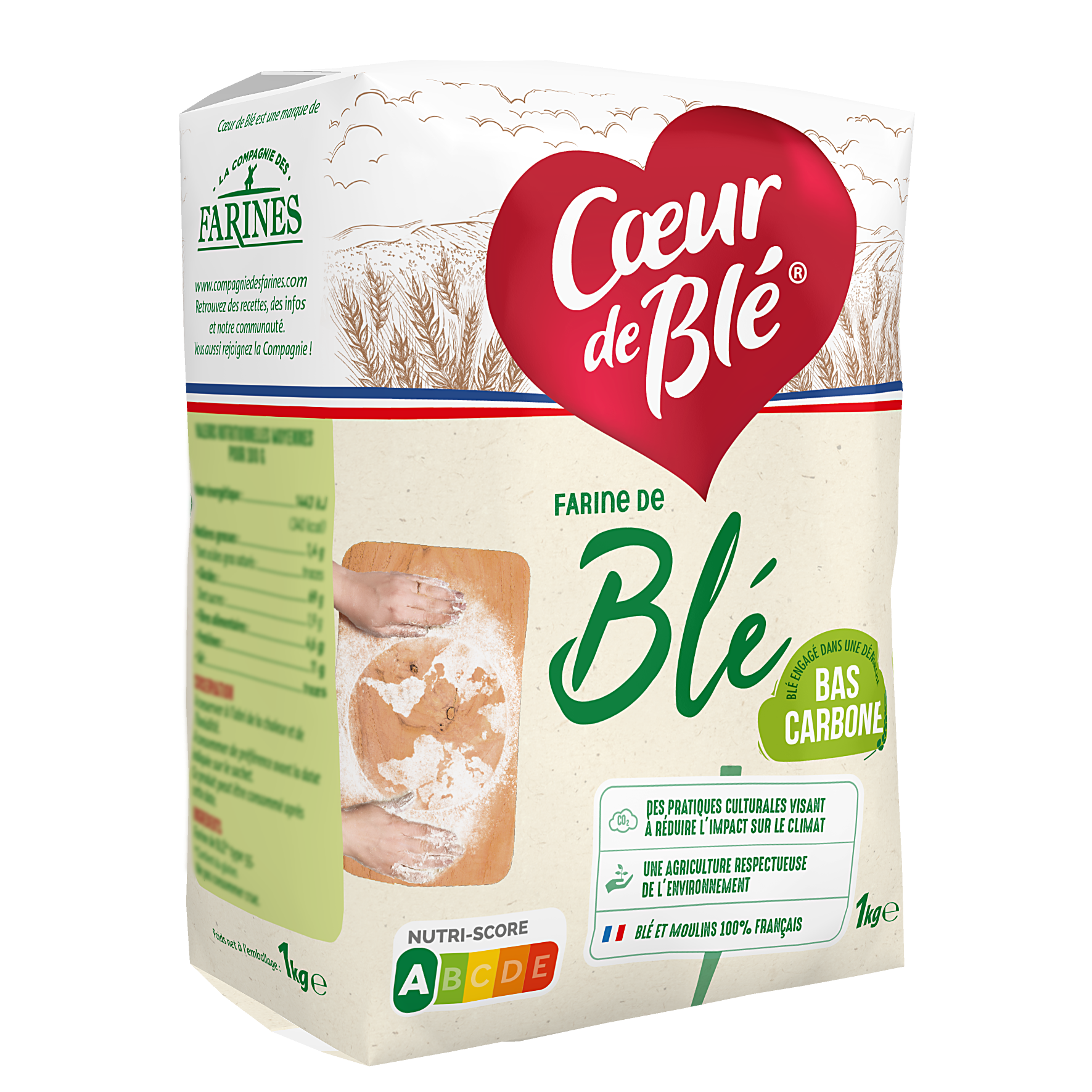 Pack de farine Coeur de blé