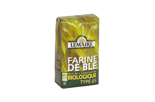 Lancement de La farine  de blé Bio LEMAIRE en sachet 1 kg