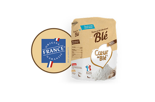 2013 Lancement de Cœur de Blé 1ère farine Certifiée Origine France Garantie