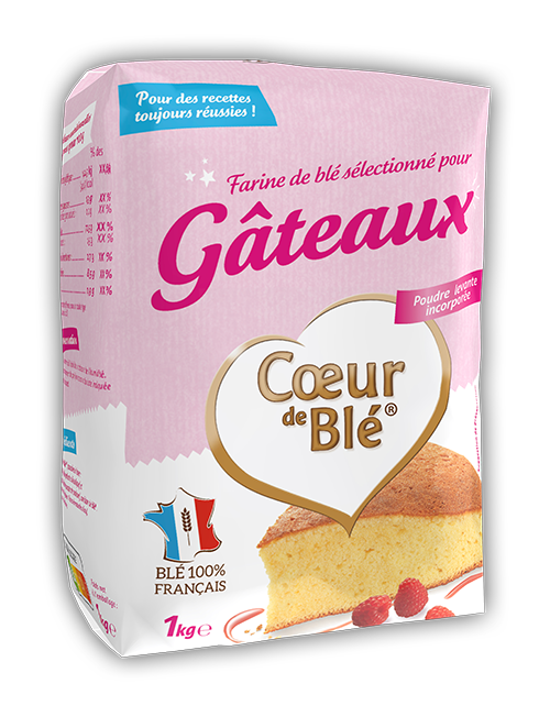 Farine de blé pour gâteaux Coeur de Blé