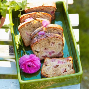 Cake à la rhubarbe