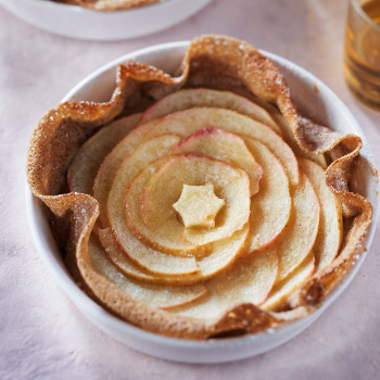 Galette sucrée aux pommes & miel