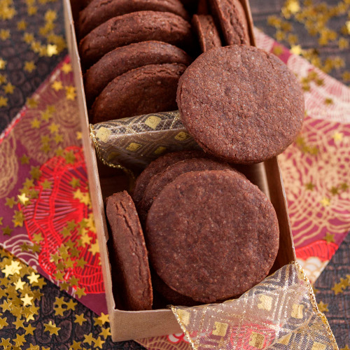 Sablé au chocolat et à la fleur de sel