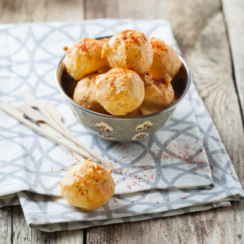 Chouquettes au gruyère