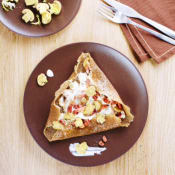 Galette aux champignons