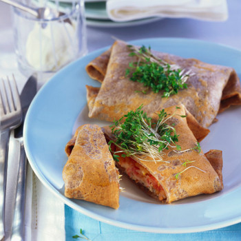 Galette de sarrasin (dit blé noir) à la citrouille