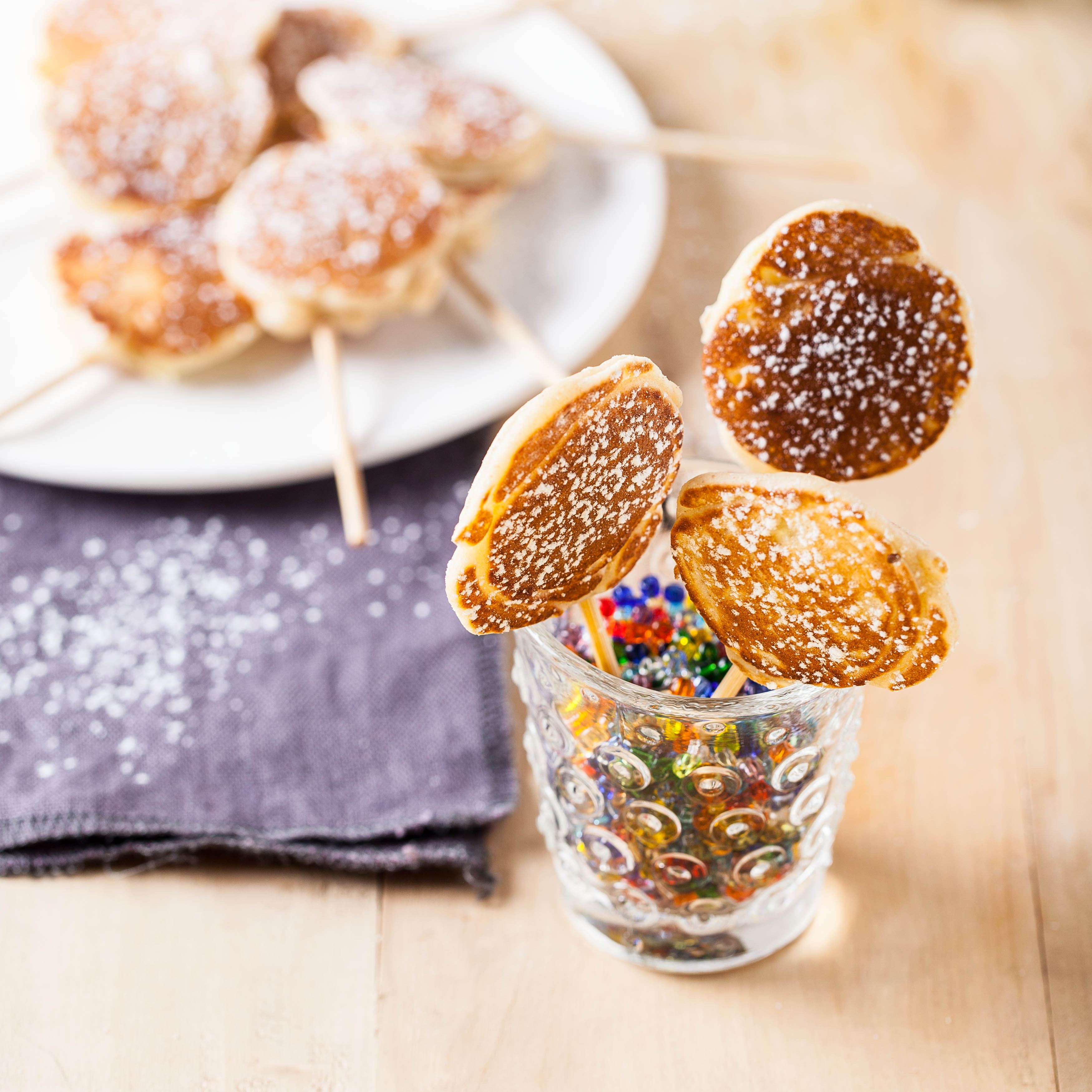 Sucettes de pancakes aux pommes