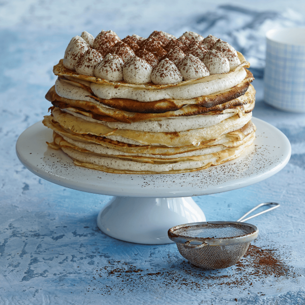 Gâteau de crêpes façon tiramisu